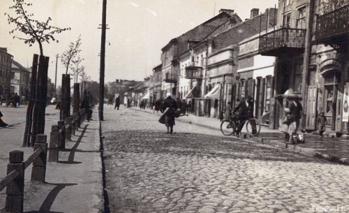 Kwiatka Street before 1939 (photo from the private collection of Sandra Brygart Rodriguez)